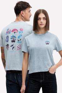 Хлопковая футболка Kaotiko, синий