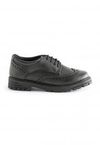 Шнуровки School Leather Chunky Lace-Up Broguesfit (F) Next, черный