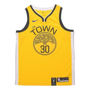 Футболка nba заработали издание sw golden state warriors stephen curry Nike, желтый