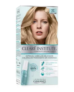 Постоянное окрашивание Colour Clinuance для нежных волос Clearé Institute, 9.0 Rubio Muy Claro
