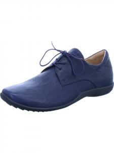 Think! Туфли на шнуровке синего цвета