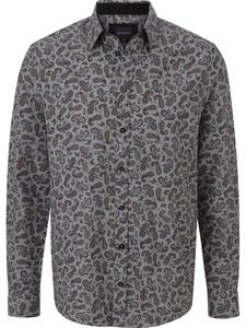 Повседневная рубашка BABISTA Regular fit Button Up Shirt Toscogeri, серый