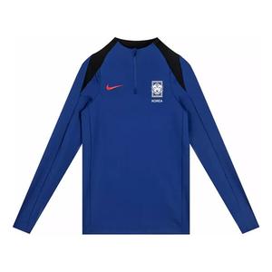 Футболка Корея дри фит страйк дрель топ Nike, синий