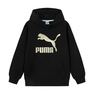 PUMA Толстовка Sportstyle Collection CLASSICS BIG LOGO HOODIE черная детская