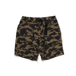 Bape Crinkle Effect 1st Camo Regular Fit шорты для скалолазания A BATHING APE, коричневый/хаки