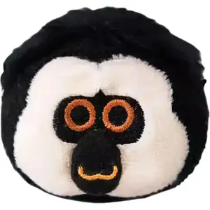 BAMBOO MATES Дикая животная белая мордочка обезьяна, пушистые куклы плюшевая кукла 5,5 см высота