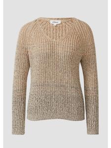 Вязаный свитер 84X5_песчаник s.Oliver