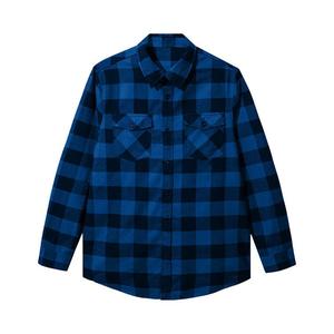 Топ Anti Social Social Club A Fire Inside Flannel, Blue