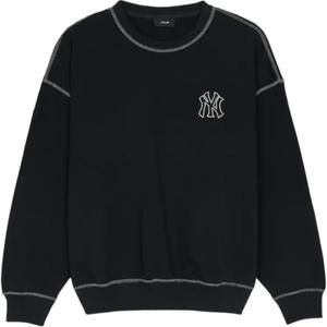 MLB Оверсайз худи Unisex New York Yankees Coopers Logo Mega черный