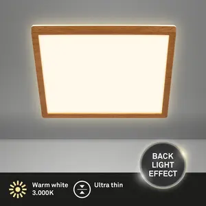 Светодиодный потолочный светильник Briloner, коричневый