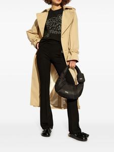 Kenzo толстовка с круглым вырезом и логотипом из страз, черный