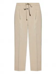 Брюки с кулиской и складками Fear Of God, нейтральный