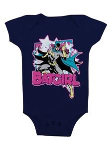 DC Comics Детский боди с короткими рукавами, синего цвета