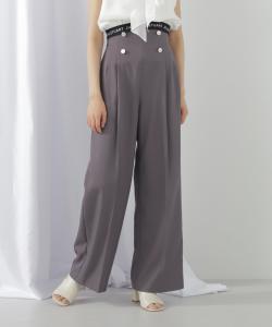 Широкие штаны "Молот Металл" Jill By Jill Stuart, цвет Charcoal Gray 1