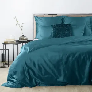 Комплект постельного белья DINA, бирюзовый, 220х200 см, комплект из 3 предметов: с 2 наволочками 70х80 см Eurofirany