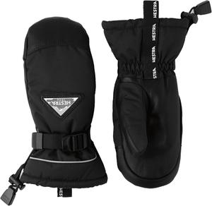 Варежки Hestra Skare CZone Junior (для детей 4-13 лет) Водонепроницаемые варежки для катания на лыжах и игр в снегу, Black
