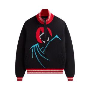 Свитер Kith x Batman Wyona Quarter Zip Sweater, Black