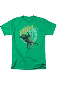 Футболка с коротким рукавом Arrow Beware для взрослых Gildan, цвет kelly green