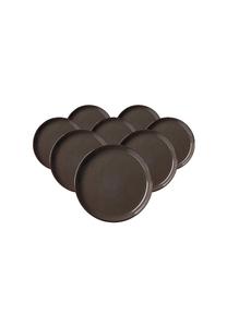 Тёмно-серые десертные тарелки visby ø 20,5 см набор 8 шт Visby Ritzenhoff & Breker