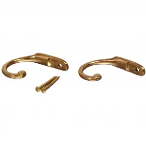 Декоративные крючки Liedeco для штор, цвет messingfarben