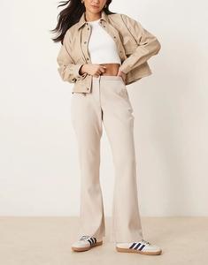 Облегающие брюки с низкой посадкой серого цвета Abercrombie & Fitch