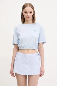 Хлопковая футболка Tommy Jeans, синий