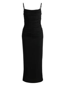 HUGO платье со сборками, черный