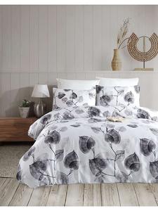 Комплект постельного белья Колин в белом/сером цвете Colourful Cotton, 155x220 см
