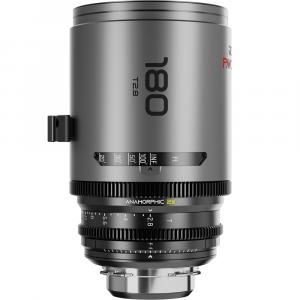Анаморфотный объектив DZOFilm PAVO 180 мм T2.8 2x с фиксированным фокусным расстоянием (нейтральная светосила, крепление PL/EF, ножки)