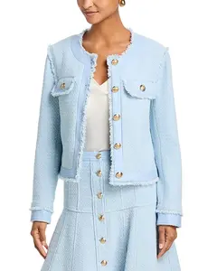 Куртка Deva из твида Birdseye Cinq À Sept, мультиколор