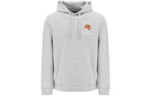 Хлопковая толстовка с вышитым логотипом x Maison Kitsuné Barbour, серый