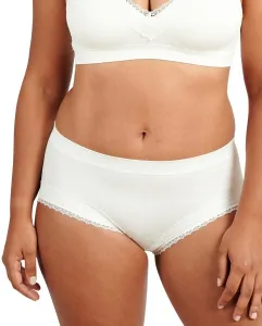 Бесшовные брюки-кюлоты с кружевом Sans Complexe, белый