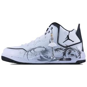Jordan Кроссовки баскетбольные Courtside 23 Cloud Serpent Mid top мужские, устойчивые к истиранию, винтажные, белый серый черный