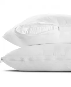 Дышащая наволочка из хлопковой смеси с застежкой-молнией (2 шт.) Better Bed Collection, white