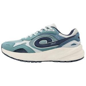 QIAODAN Мужские повседневные низкие кроссовки с сухой амортизацией, износостойкие, голубые