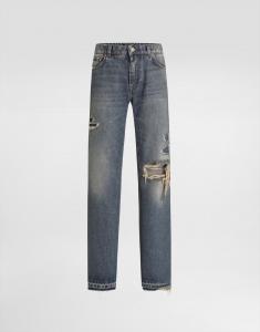 Джинсы с пятью карманами Dolce & Gabbana, мультиколор