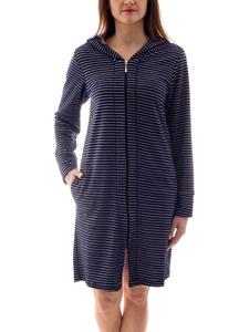 Халат Aquarti, темно-синий