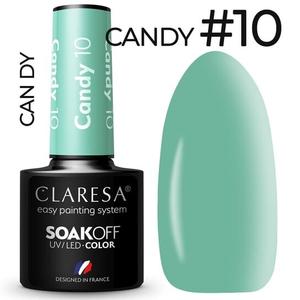 Конфеты 10 цветных гибридных лаков 5г Claresa