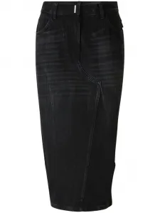 Юбка асимметричного кроя Givenchy, черный