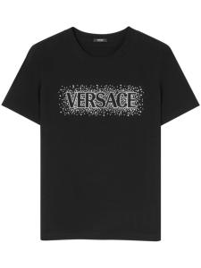 Футболка с логотипом Versace, черный