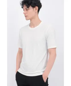 Футболка с коротким рукавом и круглым вырезом ZERO от Anchor Geomet JQ Tornado Mart, цвет Off