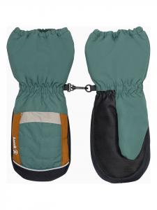 Kamik Функциональные варежки "Рысь" зеленого цвета