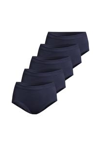 Трусы на талии, набор из 5 шт в тонкую рубчик -con-ta-, морской