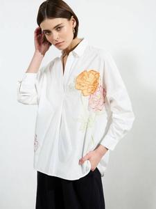 Хлопковая рубашка Cambria Popover French Connection