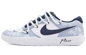 Кроссовки Nike SB Force 58 Skateboarding Shoes Unisex Low-top Blue/White/Black, голубой