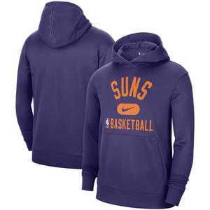Мужская фиолетовая толстовка с капюшоном Phoenix Suns 2021-2022 Spotlight On Court Performance Practice Pullover Nike