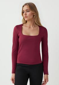 Топ Jimmy Key Long sleeved top, Burgundy/Dark Red