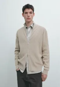 Кардиган на молнии Massimo Dutti, Sand