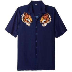 Мужская рубашка Kingsize Big & Tall с цветными блоками KingSize, цвет Tiger