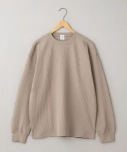 Удобная футболка с длинным рукавом и вафельной текстурой Coen, цвет Natural